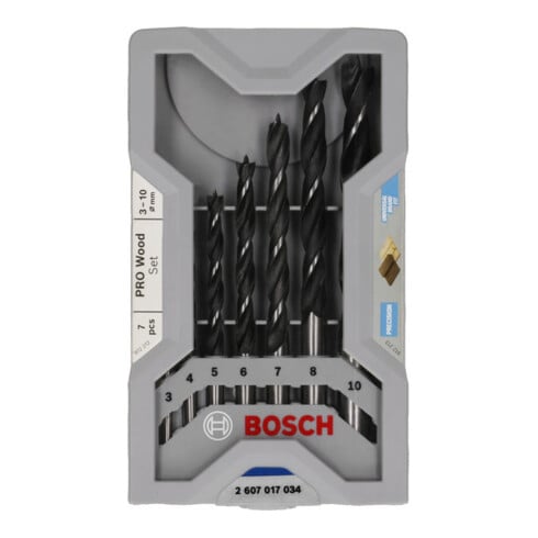 Bosch houtboren set 7 stuks 3 - 10 mm