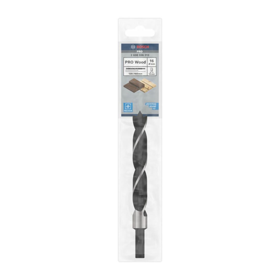 Bosch houtspiraalboor standaard 16 x 100 x 160 mm d 10 mm