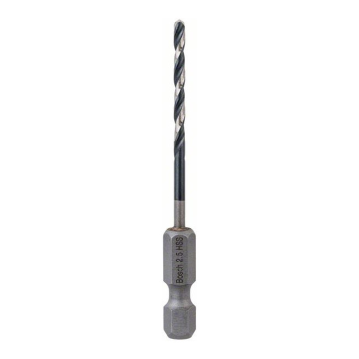 Bosch HSS spiraalboor Impact Control met zeskantschacht 2,5 x 30 x 69 mm