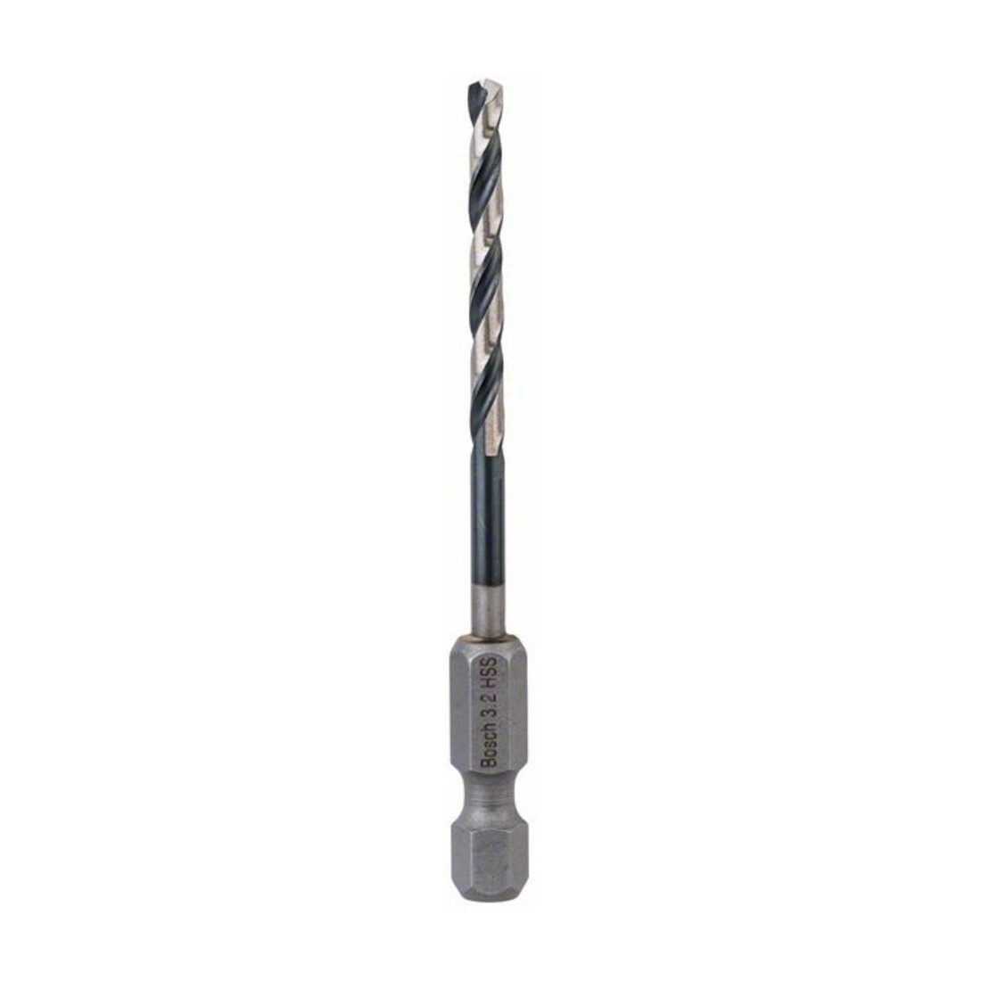 Bosch HSS Spiralbohrer Impact Control mit Sechskantschaft 3,2 x 36 x 75 mm