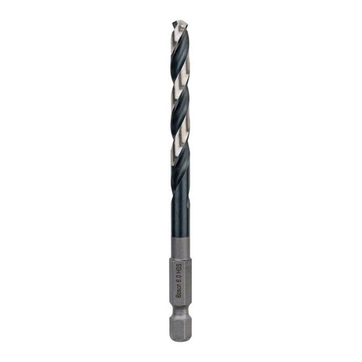 Bosch HSS Spiralbohrer Impact Control mit Sechskantschaft 6 x 57 x 98 mm
