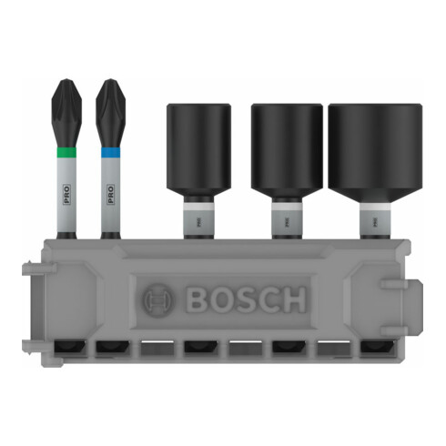Bosch Impact Control 5-delige schroevendraaier bit en socket set