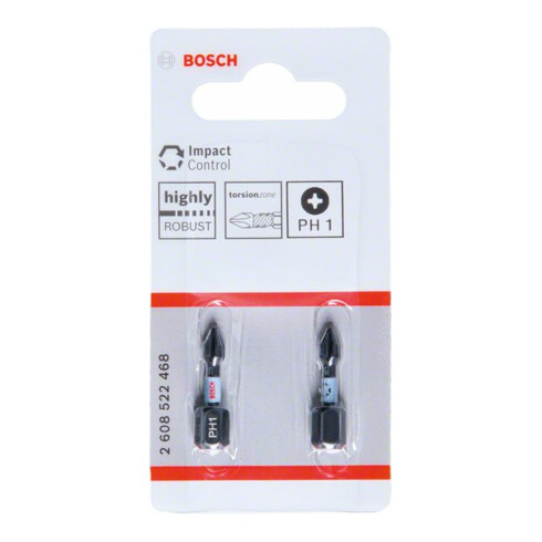 Bosch Impact Control PH1 Insert Bits