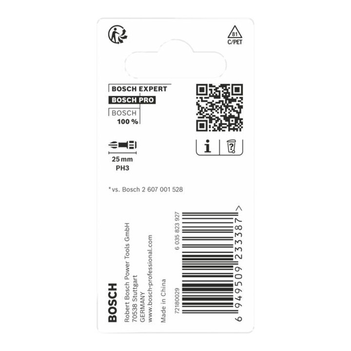 Bosch Impact Control PH3 Insert Bits