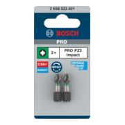 Bosch Impact Control Schrauberbit, 25 mm, 2xPZ2. Für Schraubendreher-2