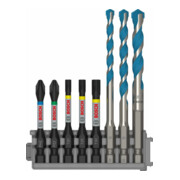 Bosch Impact Control Schrauberbitpack 8-teilig gemischt mit Mehrzweckbohrer
