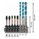 Bosch Impact Control Schrauberbitpack 8-teilig gemischt mit Mehrzweckbohrer-4