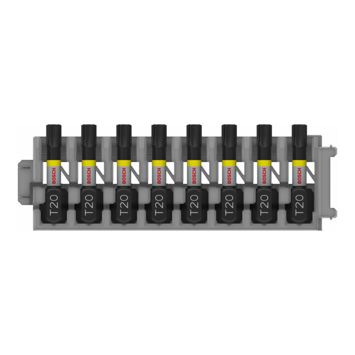 Bosch Impact Control Schrauberbitpack 8-teilig mit T20 25 mm