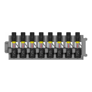 Bosch Impact Control Schrauberbitpack 8-teilig mit T25 25 mm