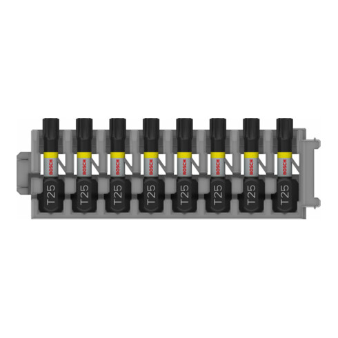 Bosch Impact Control Schrauberbitpack 8-teilig mit T25 25 mm