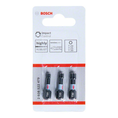 Bosch Impact Control T Insert Bits