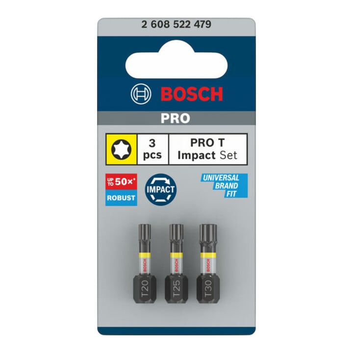 Bosch Impact Control T Insert Bits
