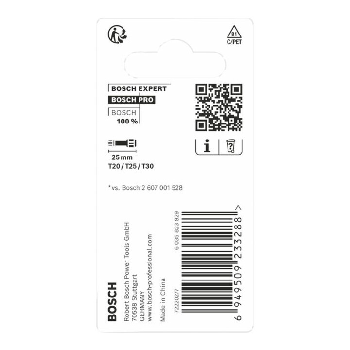 Bosch Impact Control T Insert Bits