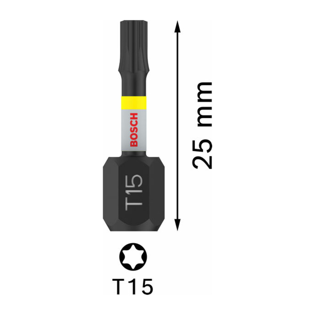 Bosch Impact Control T15 Insert Bits