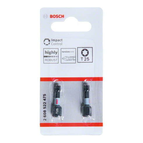 Bosch Impact Control T25 Insert Bits