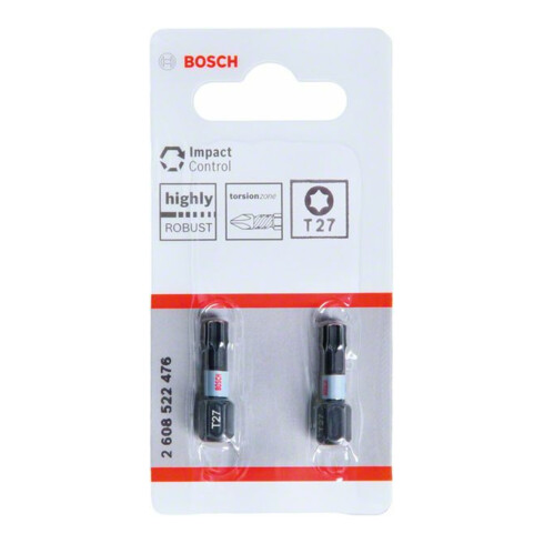 Bosch Impact Control T27 Insert Bits