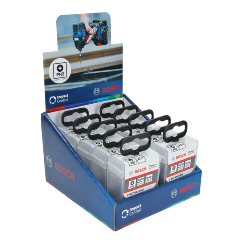 Bosch Impact PH2 25 mm 25 pièces. Pour tournevis