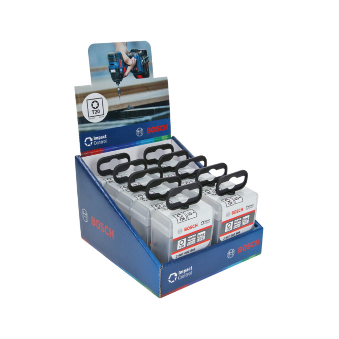 Bosch Impact T20 25 mm 25 pezzi. Per cacciaviti