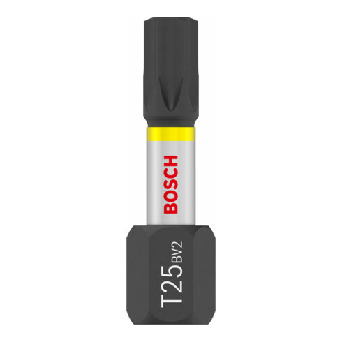 Bosch Impact T25 25 mm 25 pièces. Pour tournevis
