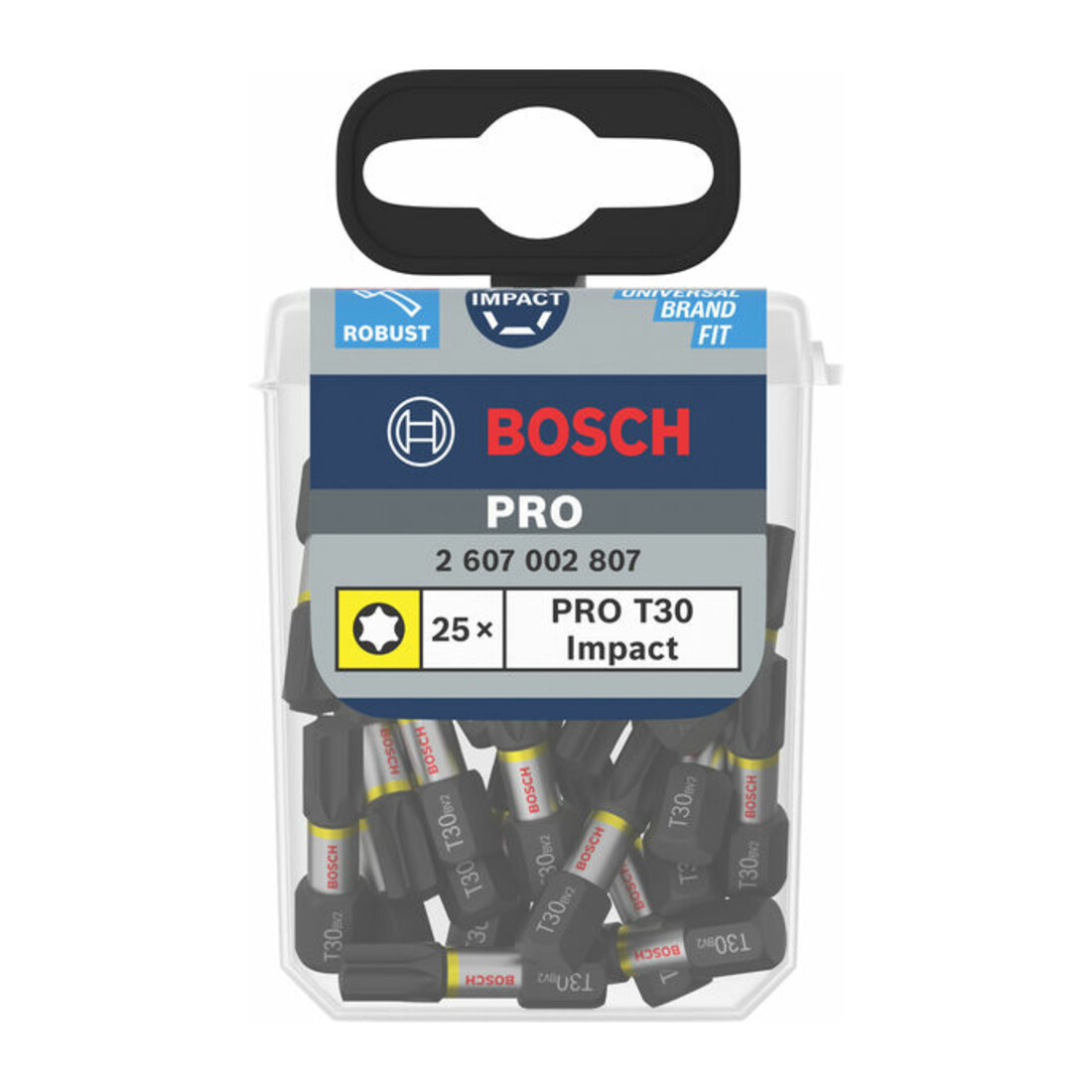 Bosch Impact T30 25 mm 25 pezzi per cacciavite