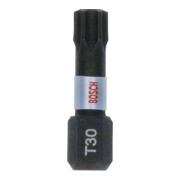 Bosch Impact T30 25 mm 25 pièces. Pour tournevis