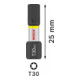 Bosch Impact T30 25 mm 25 pièces. Pour tournevis-4