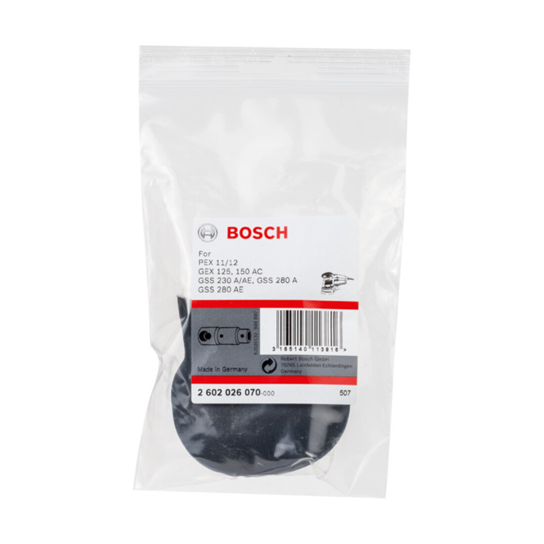 Bosch Impugnatura per levigatrice rotorbitale per PEX 11 GEX 125 150