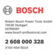 Bosch inbussleutel voor Bosch multifunctionele bovenfrees