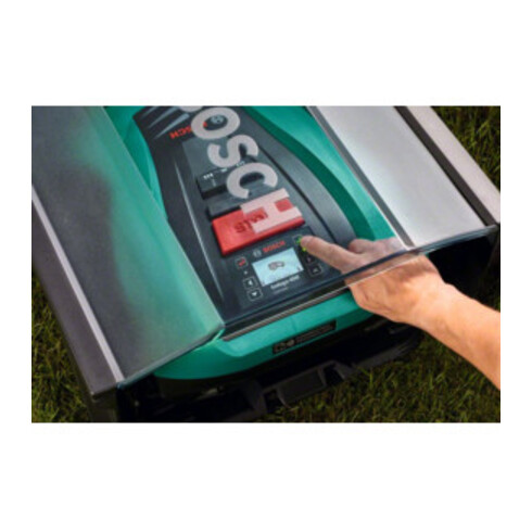 Bosch Indego garage robot grasmaaier