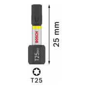 Bosch Inserti Impact T25 25 mm, 25 pezzi per cacciavite-4