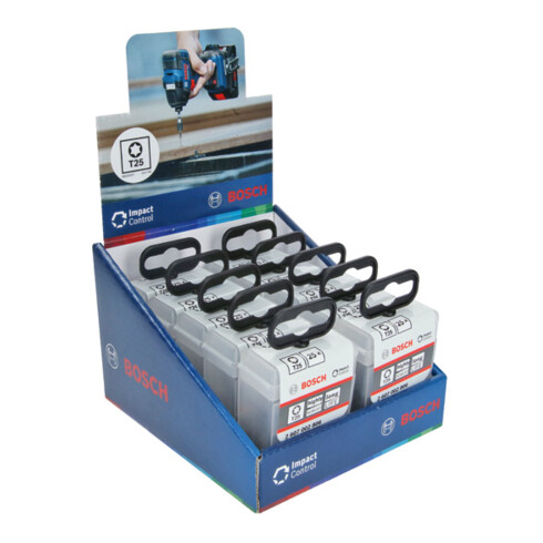 Bosch Inserti Impact T25 25 mm, 25 pezzi per cacciavite