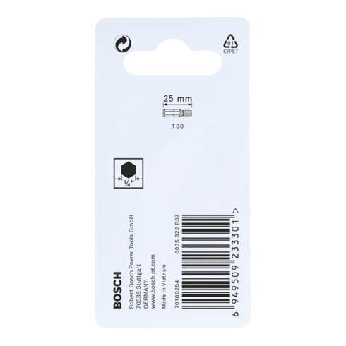 Bosch Inserti T30 Impact Control