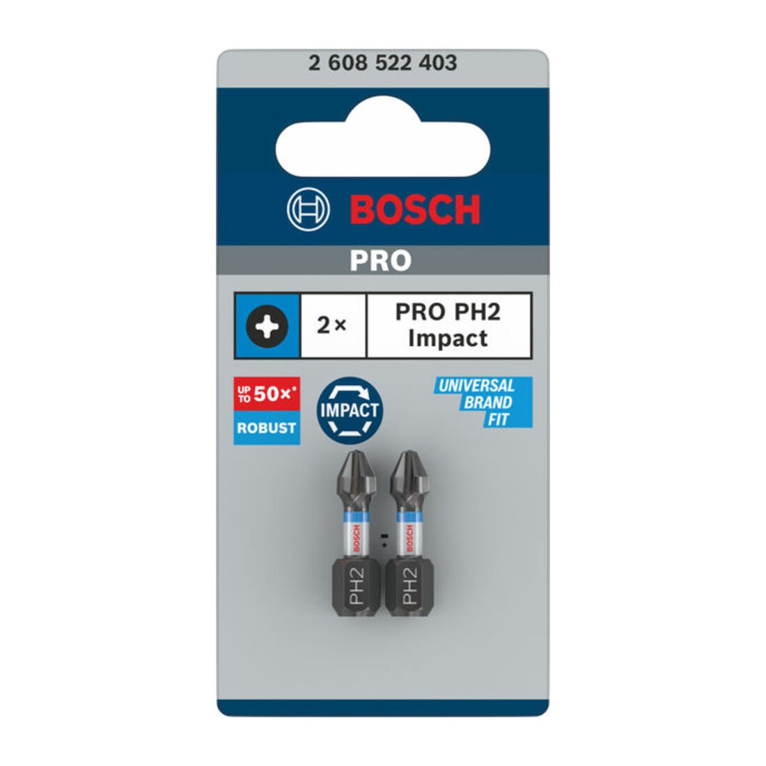 Bosch Inserto Impact Control PH2 25mm
