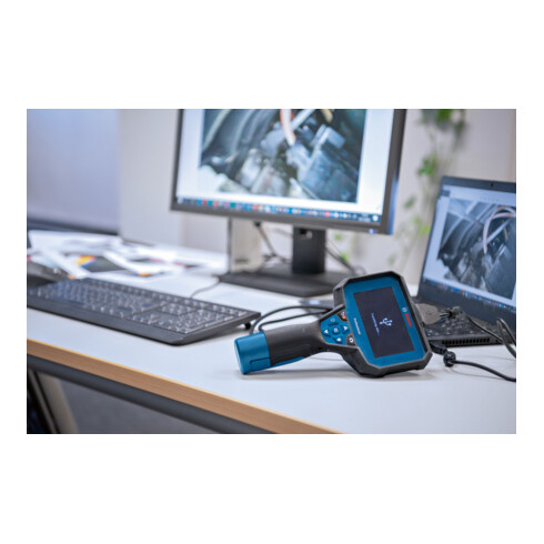 Bosch Inspektionskamera GIC 12V-4-23 C, 4 x 1.5 V-LR6-Batterie , Akku-Adapter