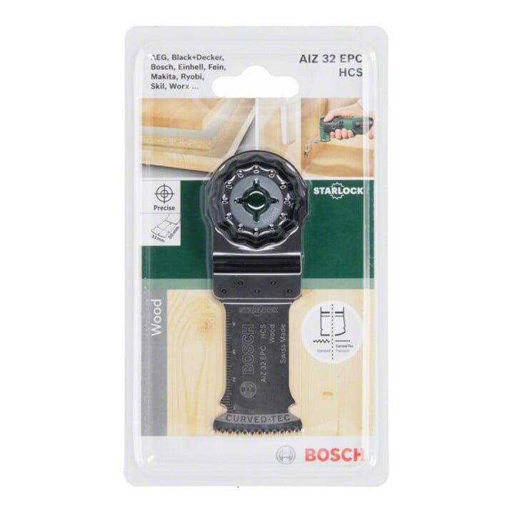 Bosch invalzaagblad HCS AIZ 32 EC hout, 40 x 32 mm, doe-het-zelf