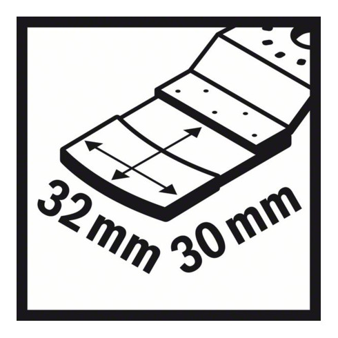 Bosch invalzaagblad HM-RIFF AIZ 32 RT, 32 mm