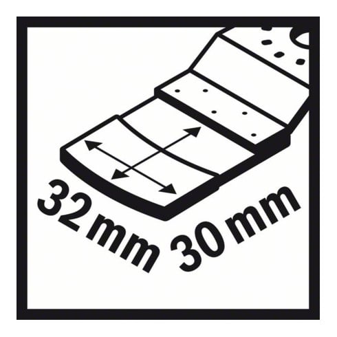 Bosch invalzaagblad HM-RIFF AIZ 32 RT, 32 mm
