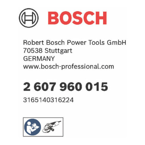 Bosch inzetplaat geschikt voor GCM 12 Professional