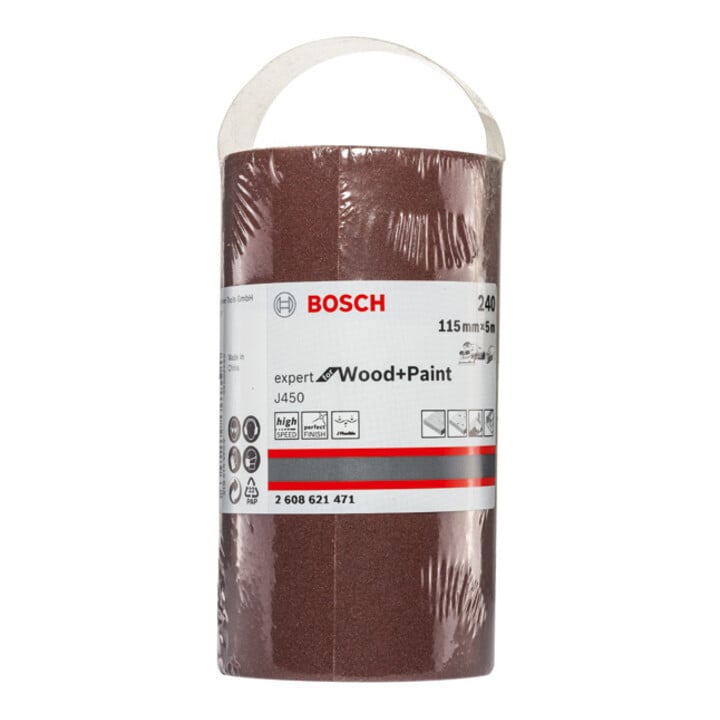 Bosch J450 Expert for Wood and Paint schuurrol 115 mm x 5 m 240