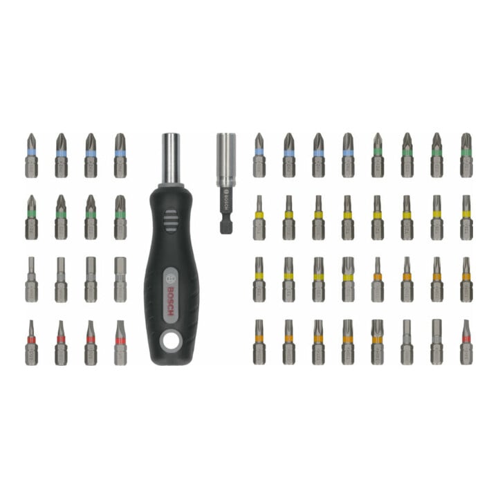 Bosch Jeu de embouts de vissage Extra Dur, 50 pcs