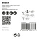 Bosch Jeu de forets à percussion HEX-9 5 pcs 4/5/6/8 mm MultiConstruction EXPERT-1