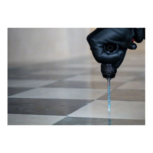 Bosch Jeu de forets à percussion HEX-9 5 pcs 4/5/6/8 mm MultiConstruction EXPERT