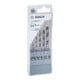 Bosch Jeu de forets hexagonaux HSS PointTeQ, 5 pcs 2/3/4/5/6 mm