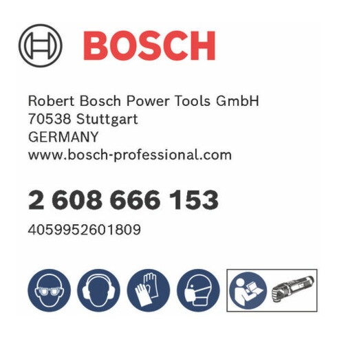 Bosch Jeu de lames de scie pour scie égoïne multifonctions, AIZ 32 APB + 1 EXPERT AIZ 32 APIT , 10 pces.
