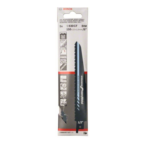 Lame de scie alternative Bosch S 930 CF, Endurance pour métaux lourds