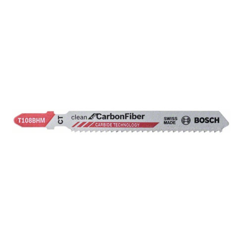 Lame de scie sauteuse Bosch T 108 BHM, Clean for Carbon Fiber