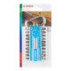 Bosch Jeu d'embouts de tournevis 21 pièces avec mousqueton, bleu clair-2