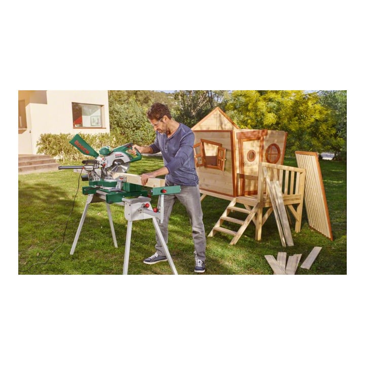 Bosch Kapp- und Gehrungssäge PCM 8 SD, mit Zug- und Dualbevel-Funktion