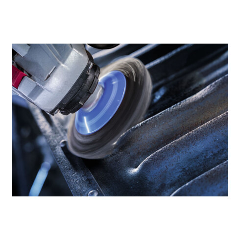 Bosch kegelborstel Clean for Metal gegolfd