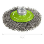 Bosch Kegelbürste Clean for Inox gewellt rostfrei 100 mm 0,35 mm 12500 U/min M14-4
